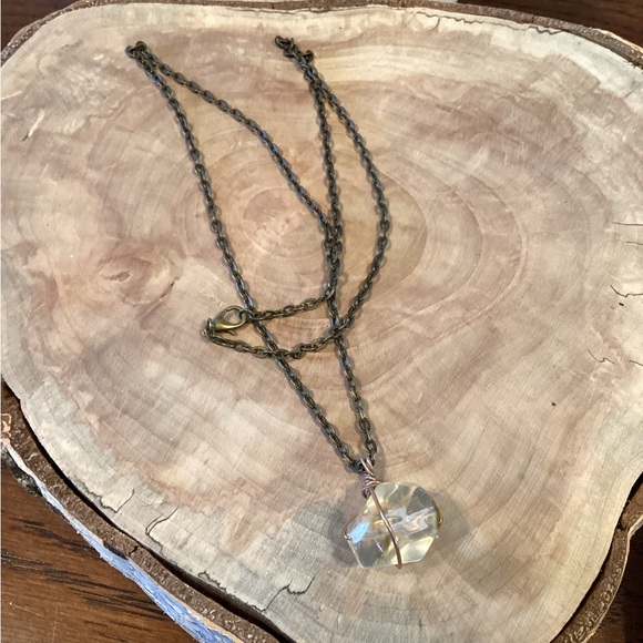 Citrine Quartz Necklace - Picture 2 of 4